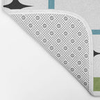 Mid Century black cat Bath Mat Gallery Image 2