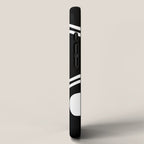 Line Art, Modern, Minimal, Black and White iPhone Case Gallery Image 2