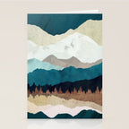 Fall Forest Night Stationery Card Gallery Image 2