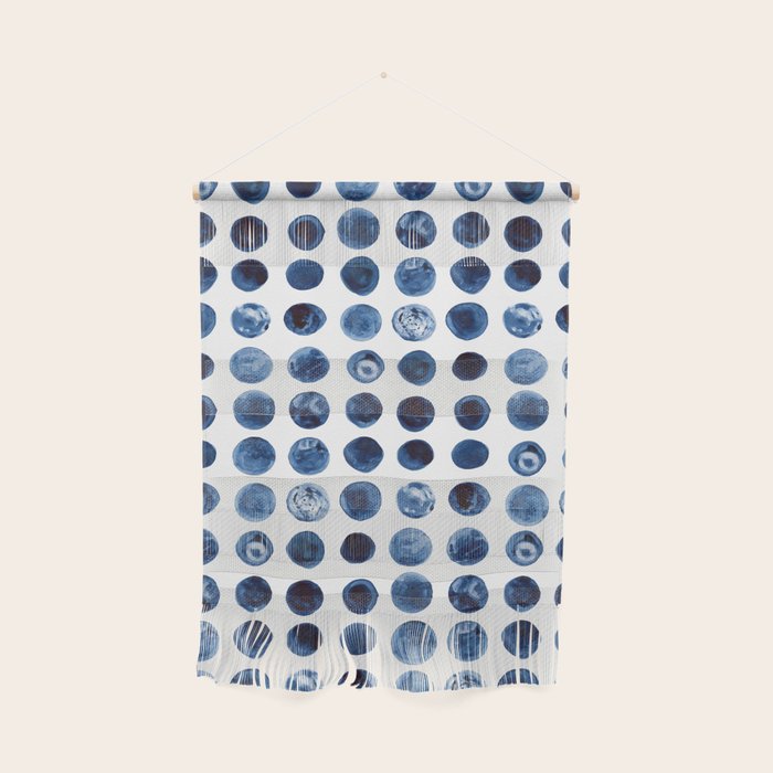 Blueberries | Watercolour Pattern Wall Hanging Gallery Image 1