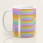 Mixed Stripes Pattern I Colorful Rainbow Coffee Mug Gallery Image 3