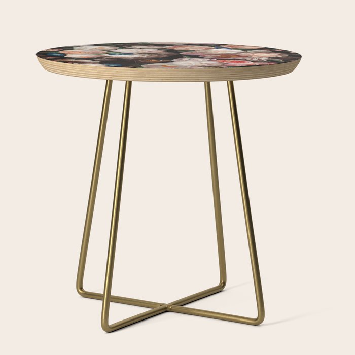 Baroque Flemish Rose Flowers Night Garden Side Table Gallery Image 1