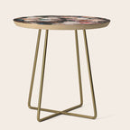 Baroque Flemish Rose Flowers Night Garden Side Table Gallery Image 1