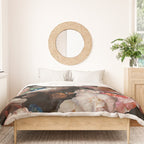 Baroque Flemish Rose Flowers Night Garden Duvet Cover Gallery Image 3