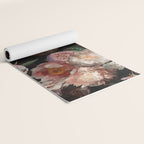 Baroque Flemish Rose Flowers Night Garden Yoga Mat Gallery Image 2
