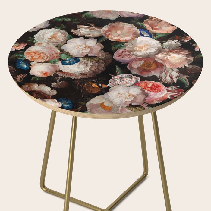 Baroque Flemish Rose Flowers Night Garden Side Table Gallery Image 2