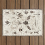 Insects Outdoor Rug Gallery Image 1