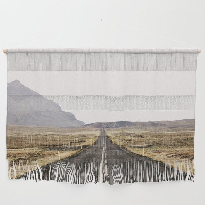 Lost Highway - Iceland Landscape, Travel Photography Wall Hanging Gallery Image 1