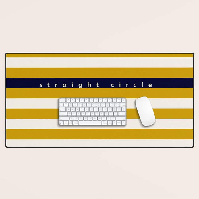 expectant iteration straight circle Desk Mat Gallery Image 1