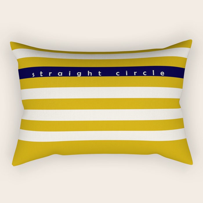 expectant iteration straight circle Rectangular Pillow Gallery Image 2