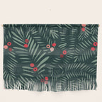 winter christmas time green fir branches Wall Hanging Gallery Image 1