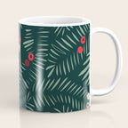 winter christmas time green fir branches Coffee Mug Gallery Image 1
