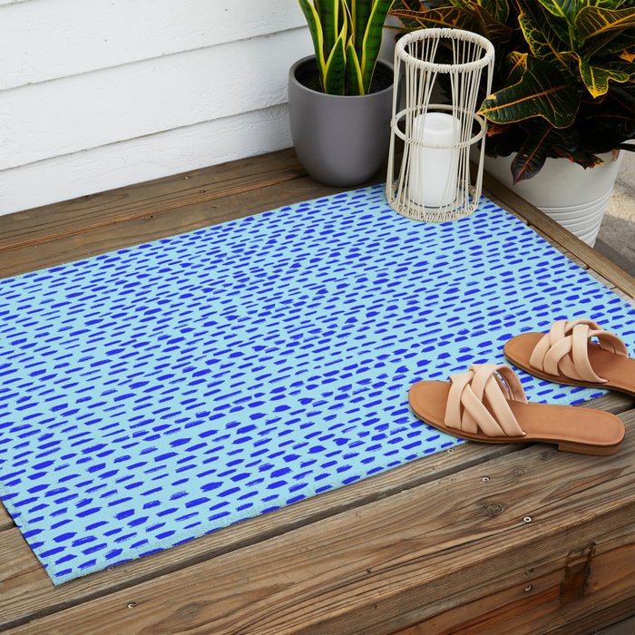 Blue Tides Outdoor Rug Gallery Image 2