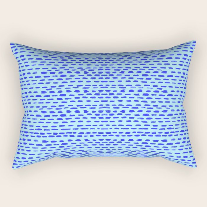 Blue Tides Rectangular Pillow Gallery Image 2