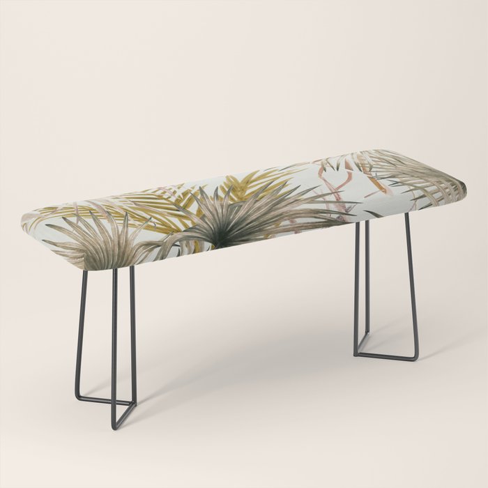 Pink Green leaf II Bench Gallery Image 1