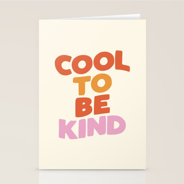Cool to Be Kind Stationery Card Gallery Image 2