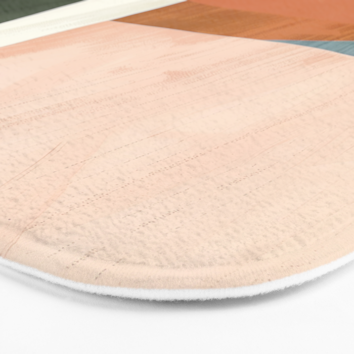 Soft Modern Abstract Shapes III Bath Mat Gallery Image 3