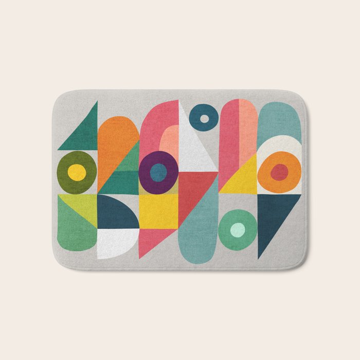 Tick Tock Machine Bath Mat Gallery Image 1
