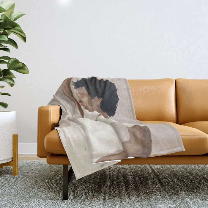 thinking about you Throw Blanket Gallery Image 1