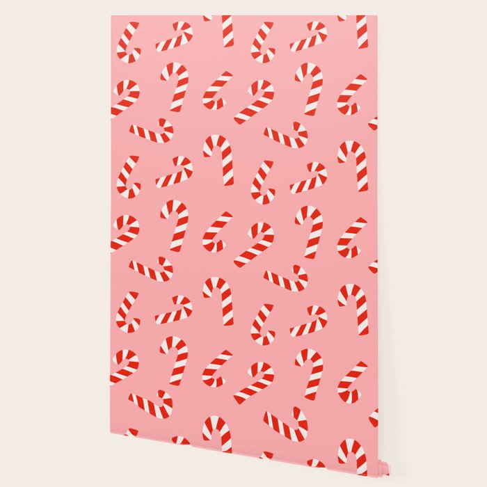Candy Canes - Pink Wallpaper Gallery Image 2