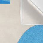 Blue Abstract Collage #1 Wall Tapestry Gallery Image 3