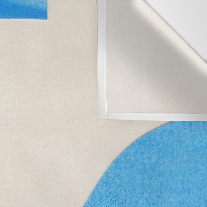 Blue Abstract Collage #1 Wall Tapestry Gallery Image 3