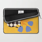 Tulips and vase of squares and diamonds Laptop Sleeve Gallery Image 2