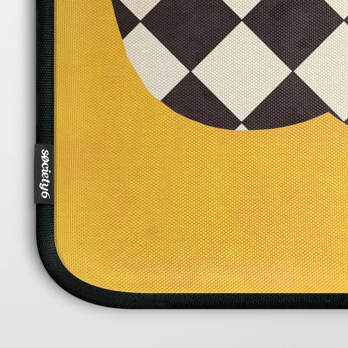 Tulips and vase of squares and diamonds Laptop Sleeve Gallery Image 3