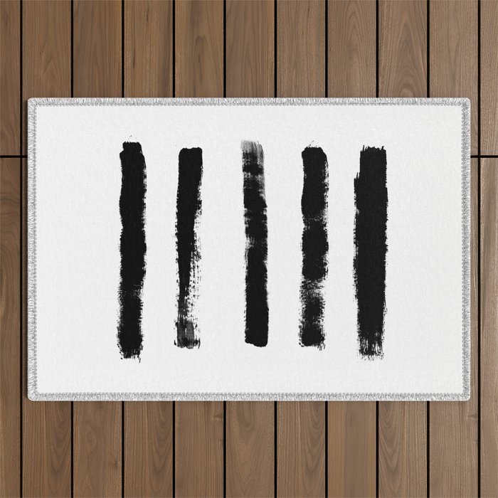 Brush stroke No.2 Outdoor Rug Gallery Image 1