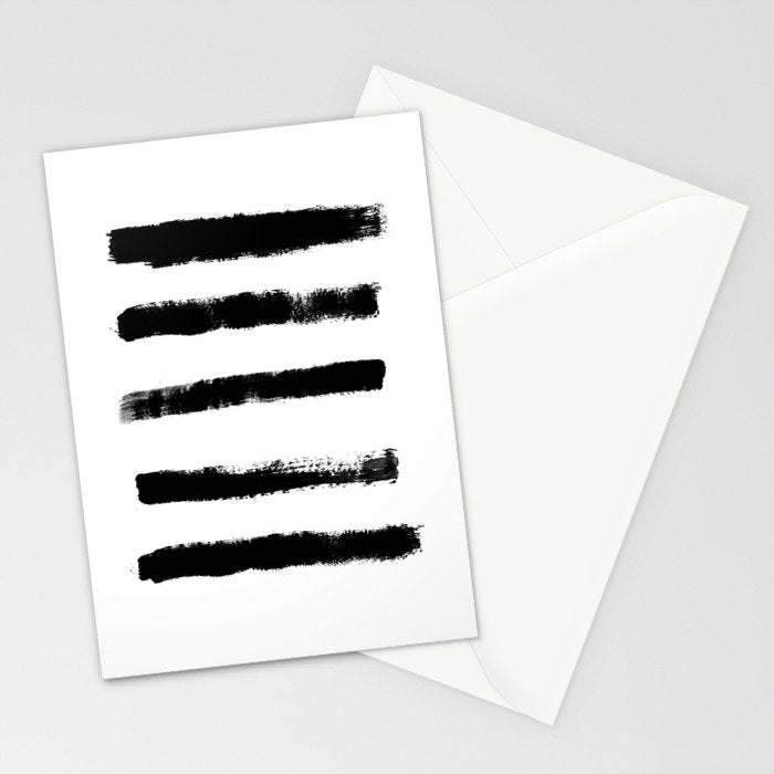 Brush stroke No.2 Stationery Card Gallery Image 2