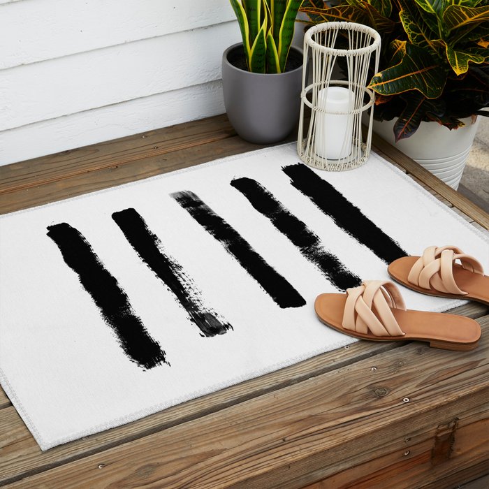 Brush stroke No.2 Outdoor Rug Gallery Image 2