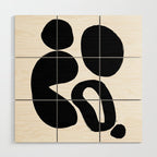 Ink Pond White Background Wood Wall Art Gallery Image 1