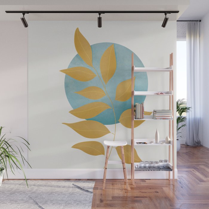 Soft Abstract Shapes 07 Wall Mural Gallery Image 1