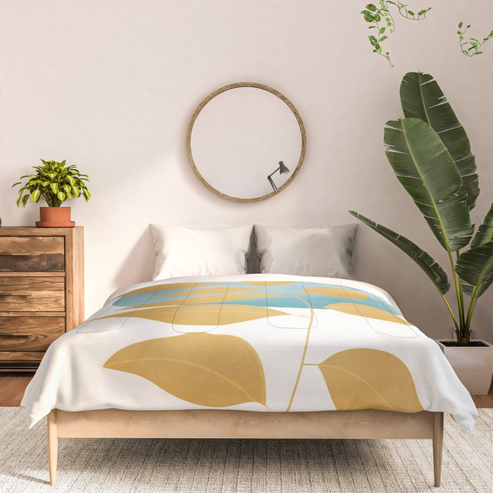 Soft Abstract Shapes 07 Comforter Gallery Image 3
