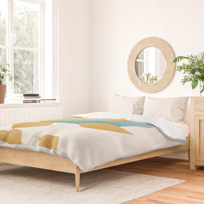Soft Abstract Shapes 07 Duvet Cover Gallery Image 2