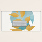 Soft Abstract Shapes 07 Desk Mat Gallery Image 1