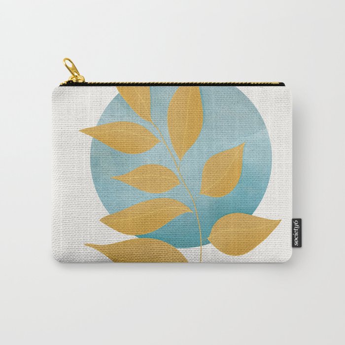 Soft Abstract Shapes 07 Carry All Pouch Gallery Image 1
