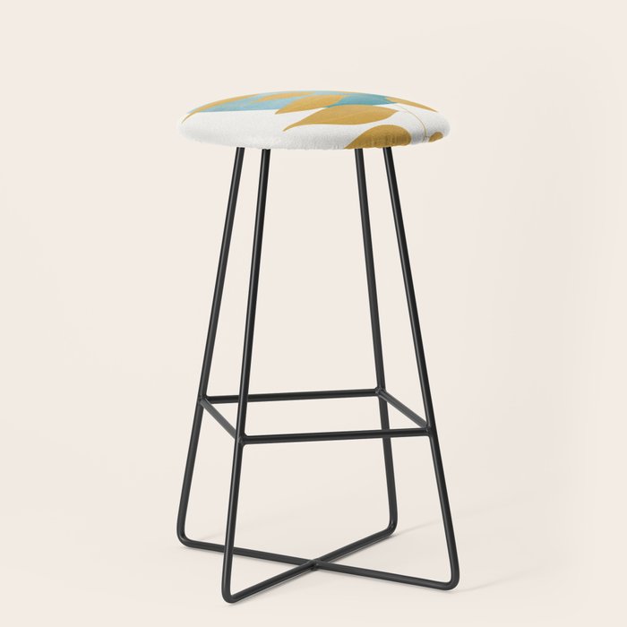 Soft Abstract Shapes 07 Stool Gallery Image 1