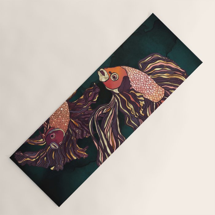 Metallic Betta Fish II Yoga Mat Gallery Image 1