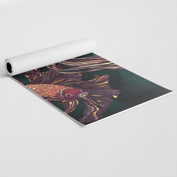 Metallic Betta Fish II Yoga Mat Gallery Image 2