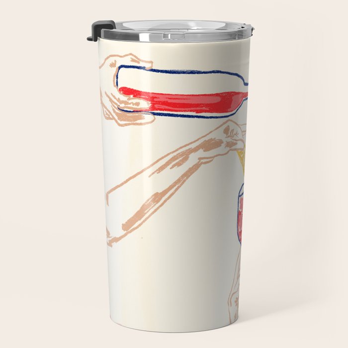 Sunset Cheers Travel Mug Gallery Image 3
