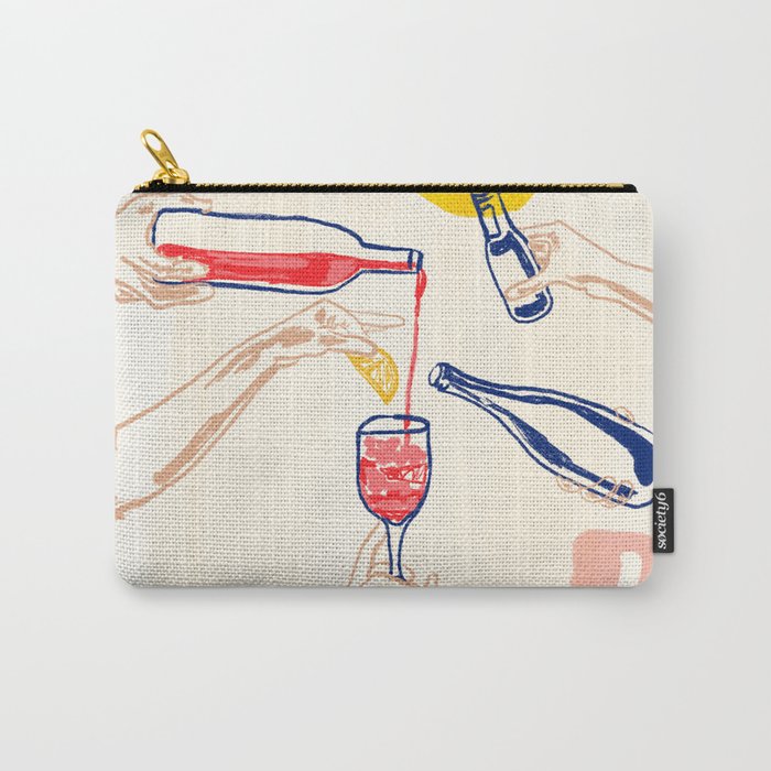 Sunset Cheers Carry All Pouch Gallery Image 1