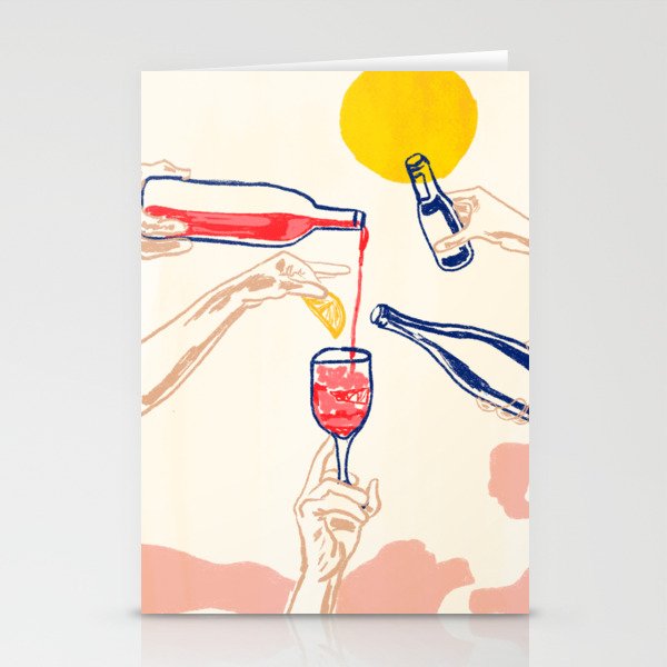 Sunset Cheers Stationery Card Gallery Image 2