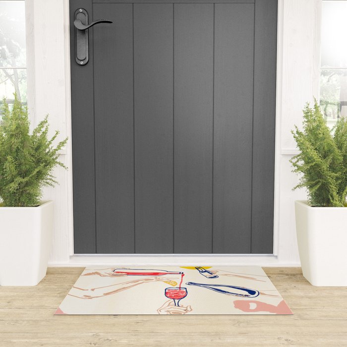 Sunset Cheers Welcome Mat Gallery Image 3