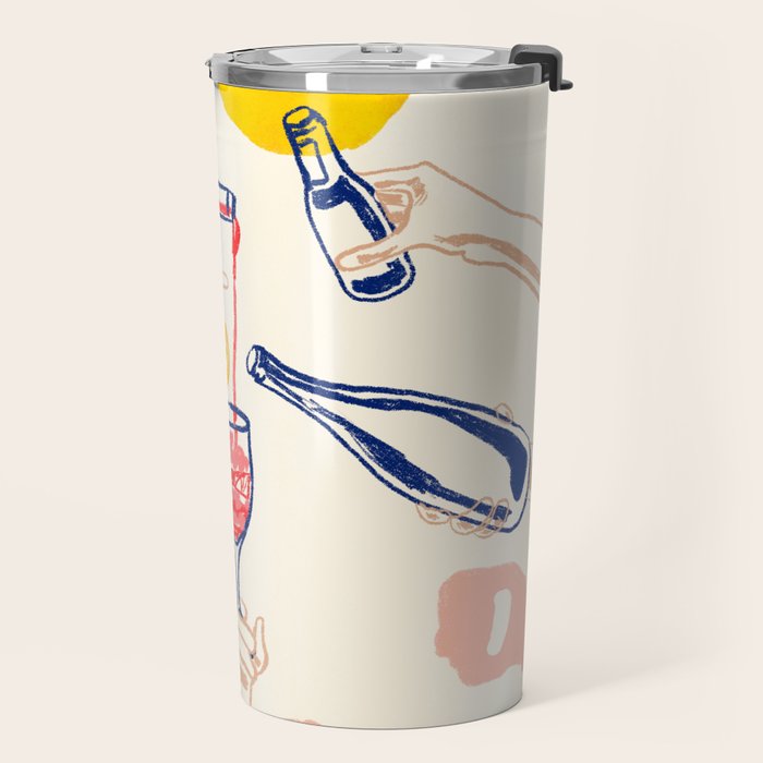 Sunset Cheers Travel Mug Gallery Image 2