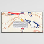 Sunset Cheers Desk Mat Gallery Image 1
