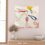 Sunset Cheers Wall Tapestry Gallery Image 2