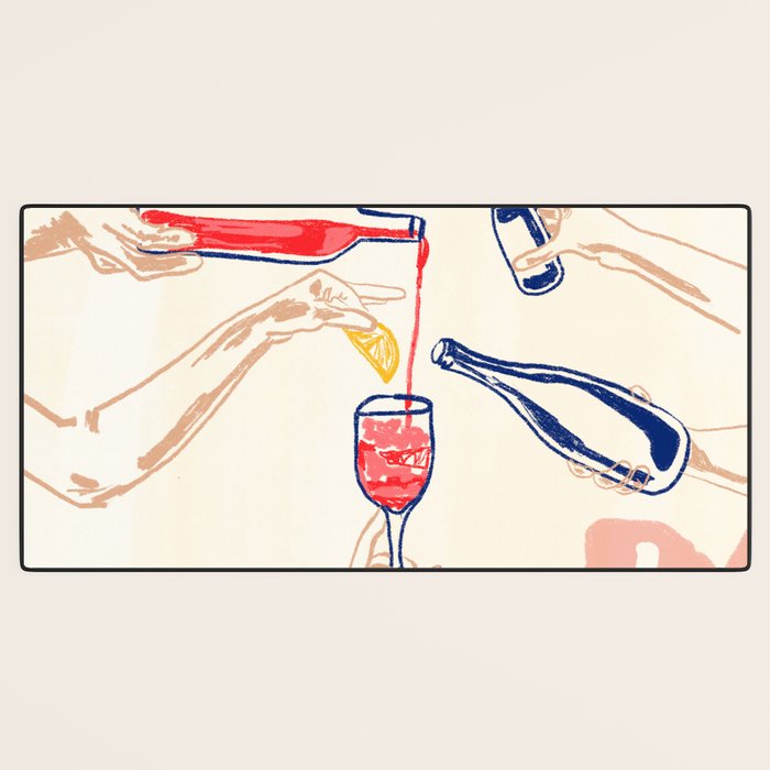 Sunset Cheers Desk Mat Gallery Image 3