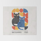 MEOWHAUS 1923 Throw Blanket Gallery Image 2
