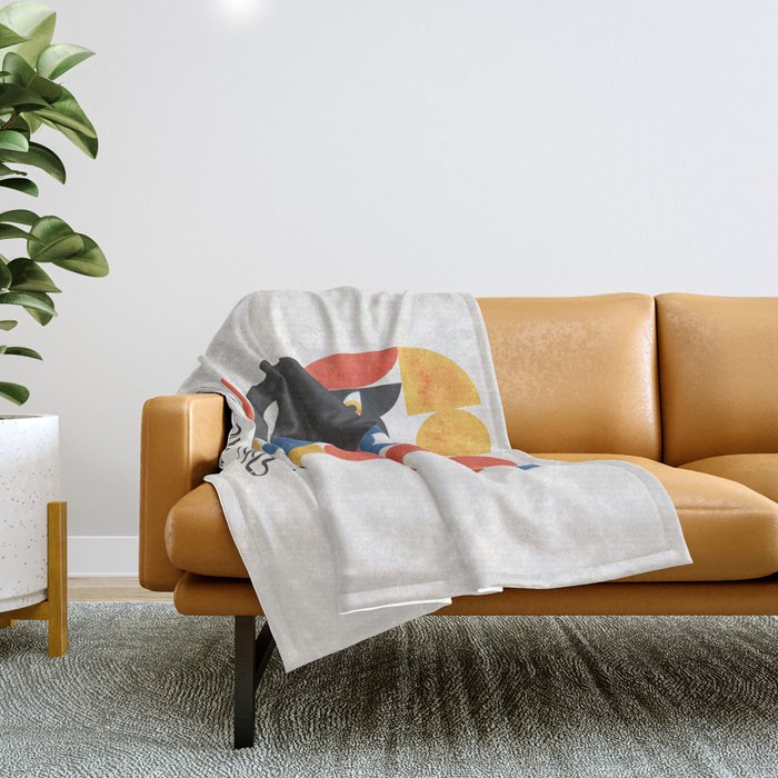 MEOWHAUS 1923 Throw Blanket Gallery Image 1